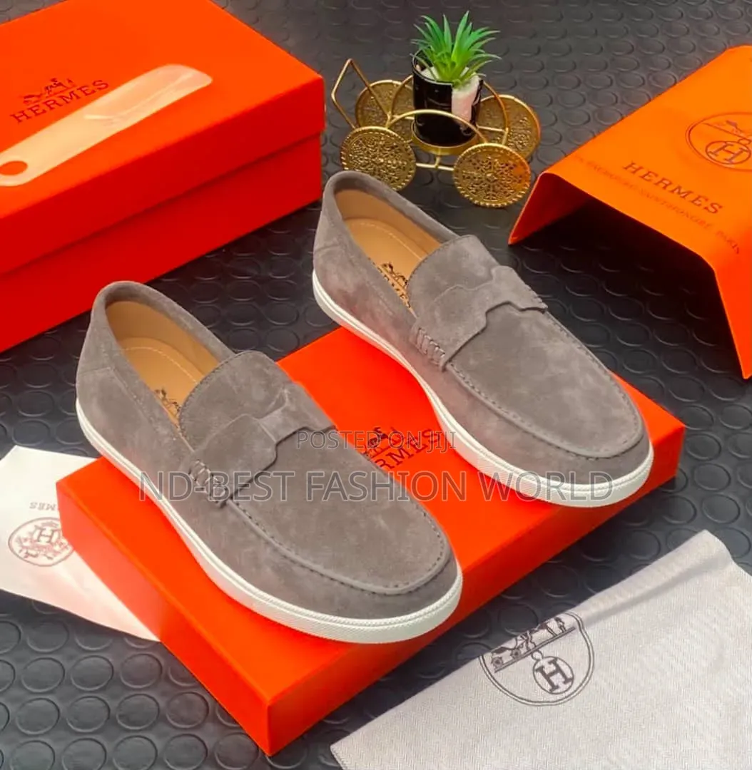 Hermes Suede Shoes