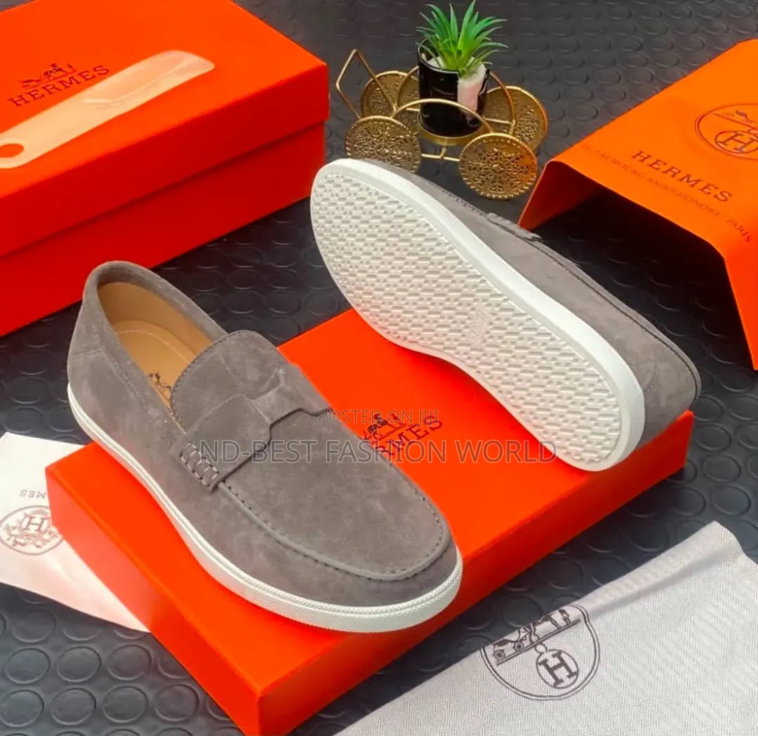 Hermes Suede Shoes