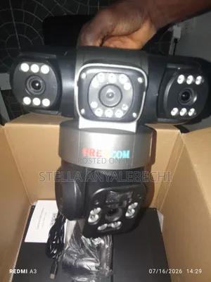 Intelligent Elsecloud Triple Lens Solar CCTV Camera (Supports All Sim)