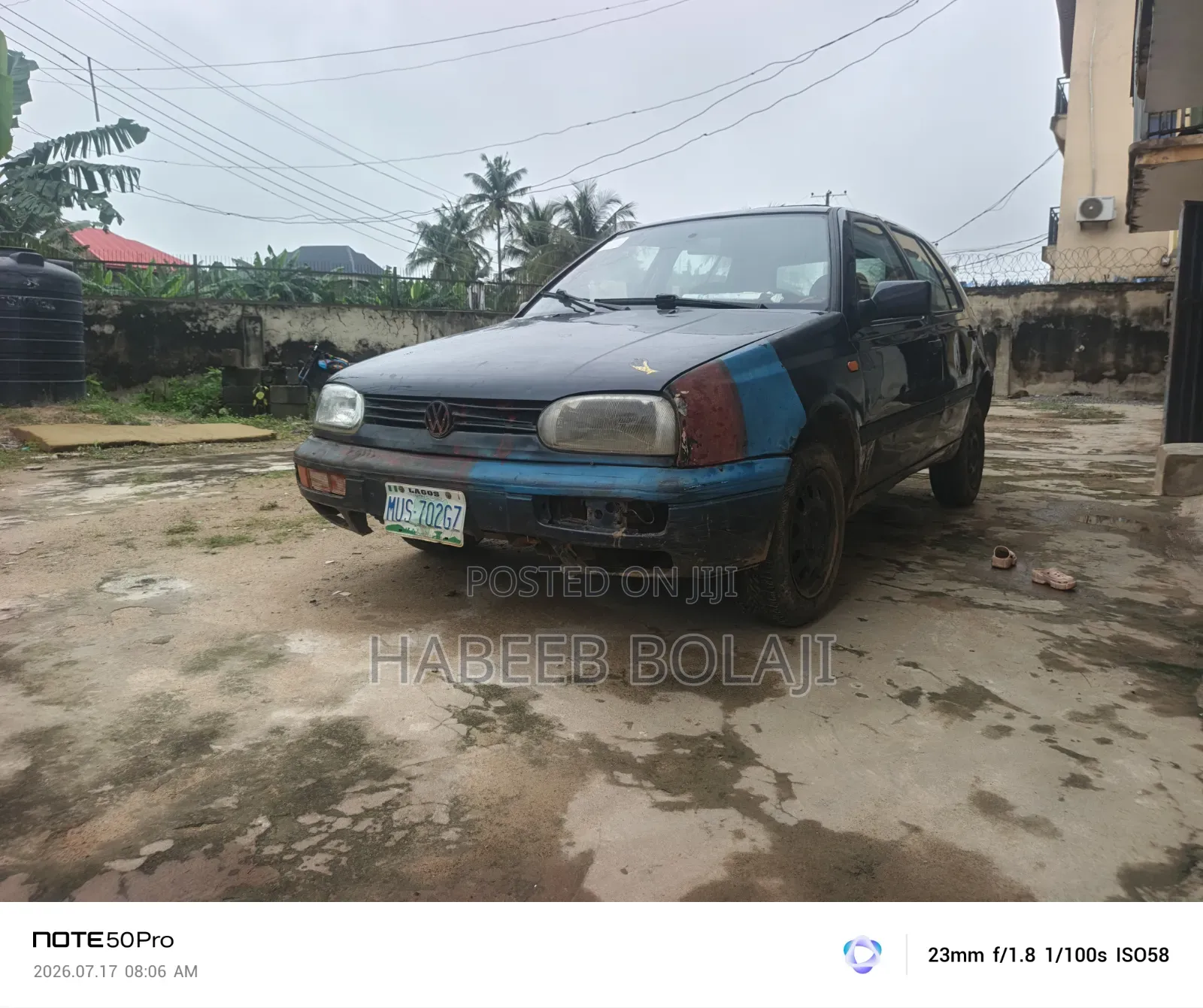 Volkswagen Golf 2000 Blue