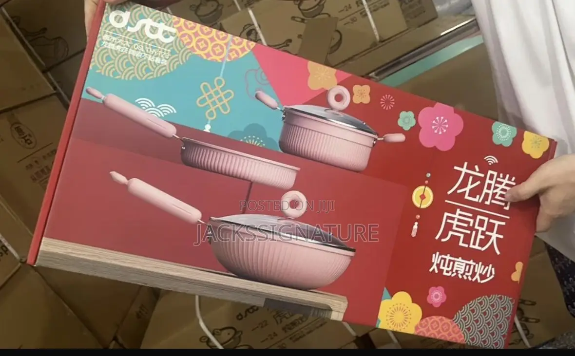 3-in-1 Ceramic Non-Stick Cookware Set