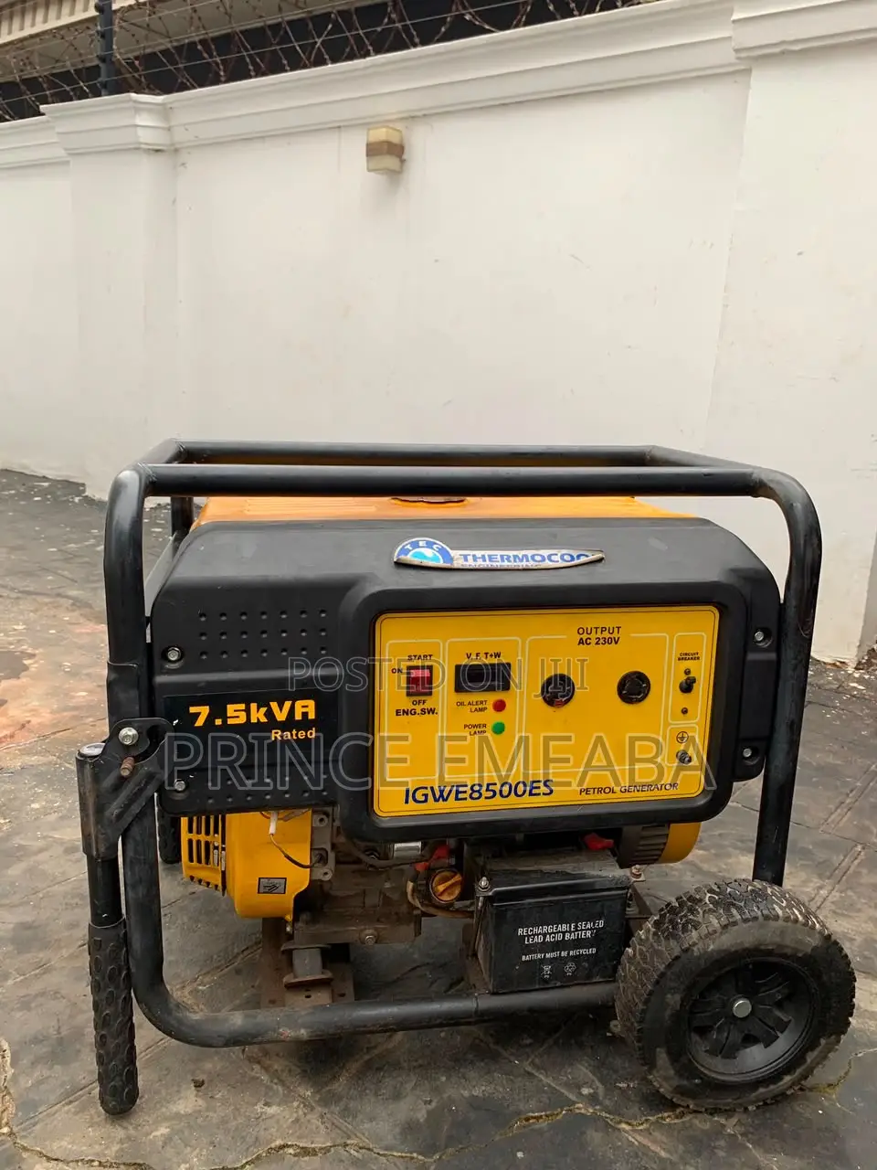 7.5KV Nearly Used Thermocool Generator