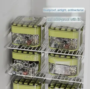 Ice Cube Maker With Storage Box Scoop