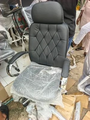 Executive Director Office Chair, Swivel and Reclining With Headrest.