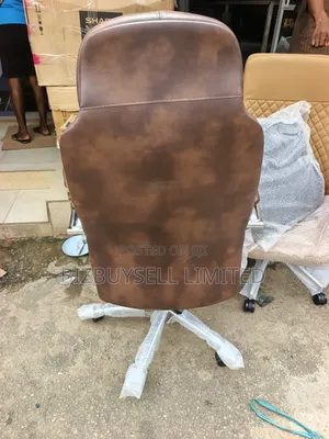 Executive Director Office Chair, Swivel and Reclining With Headrest.