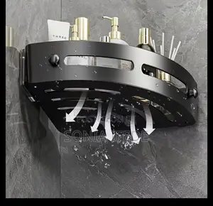 Upgraded Punch-Free Bathroom Triangle Corner Rack