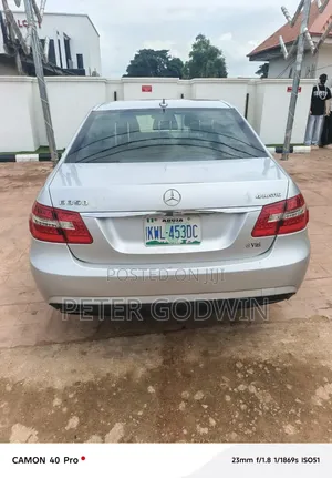 Mercedes-Benz E350 2010 Silver