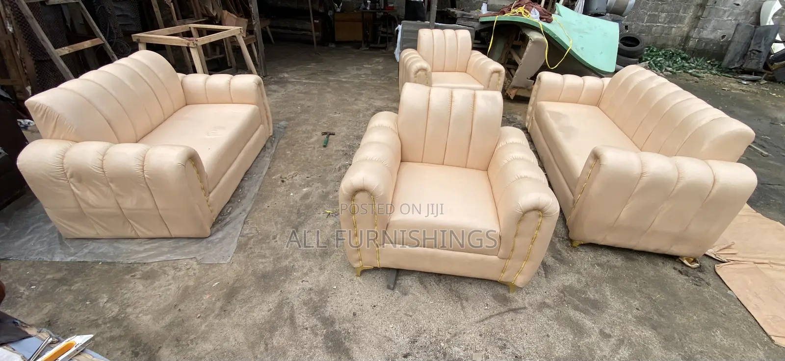 7 Seater Upholstered Sofa Set