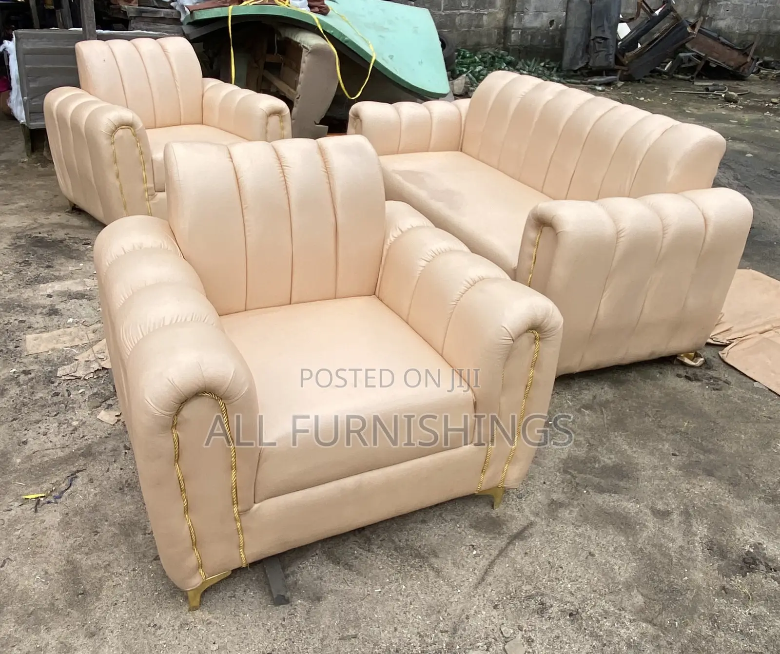 7 Seater Upholstered Sofa Set