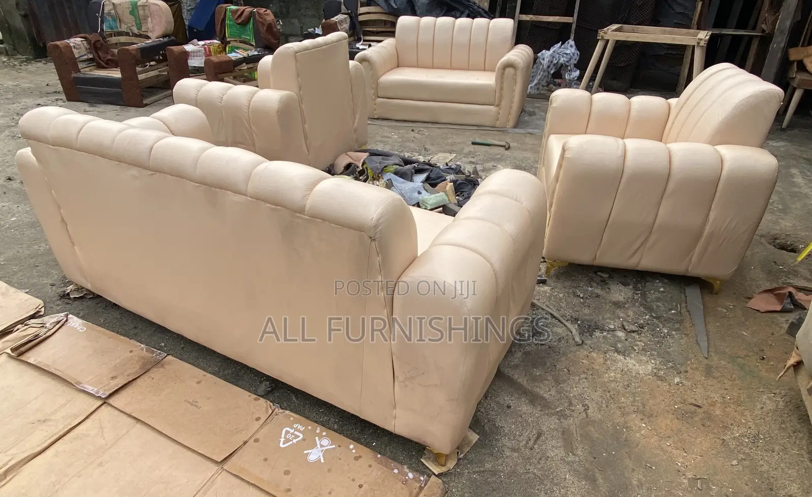 7 Seater Upholstered Sofa Set