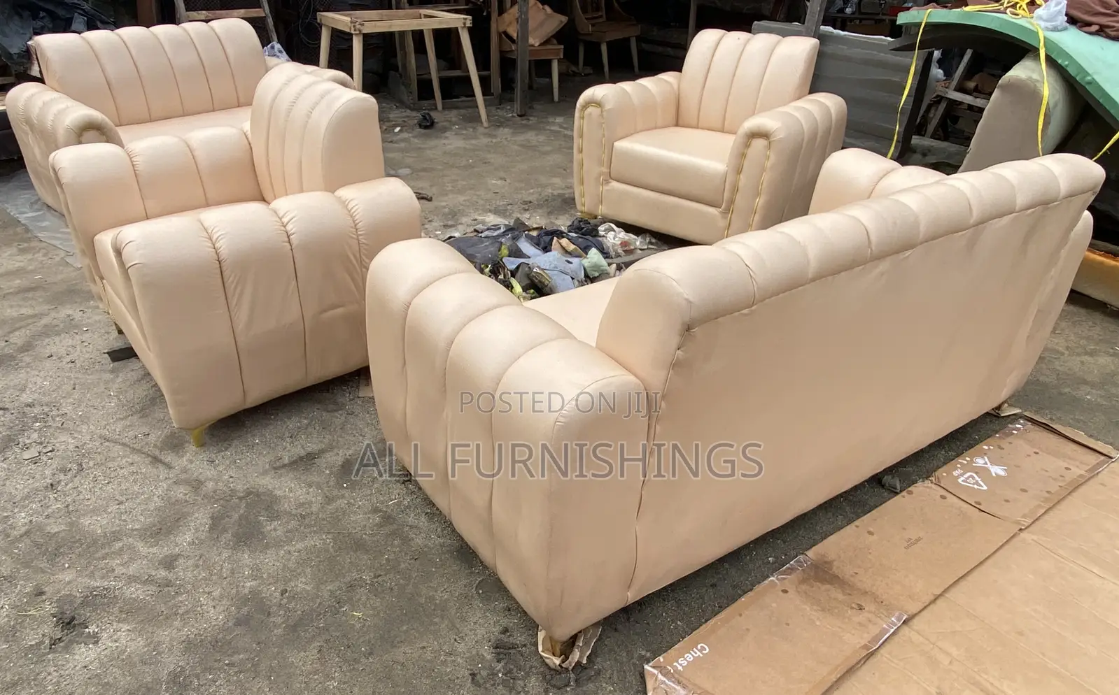 7 Seater Upholstered Sofa Set