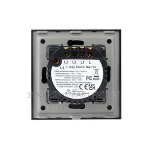 Tuya Zigbee Touch Smart 4 Gang Switch Black Color