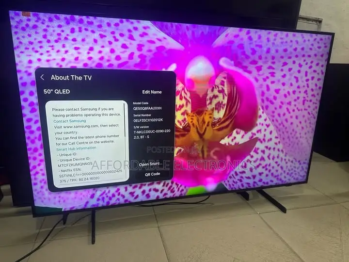 50” Samsung Qled Q8fa Display Smart TV