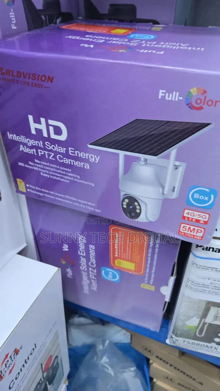 HD Ubox Intelligent Solar Energy PTZ Camera