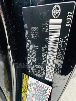 Toyota Camry SE 4dr Sedan (2.4L 4cyl 5A) 2007 Black