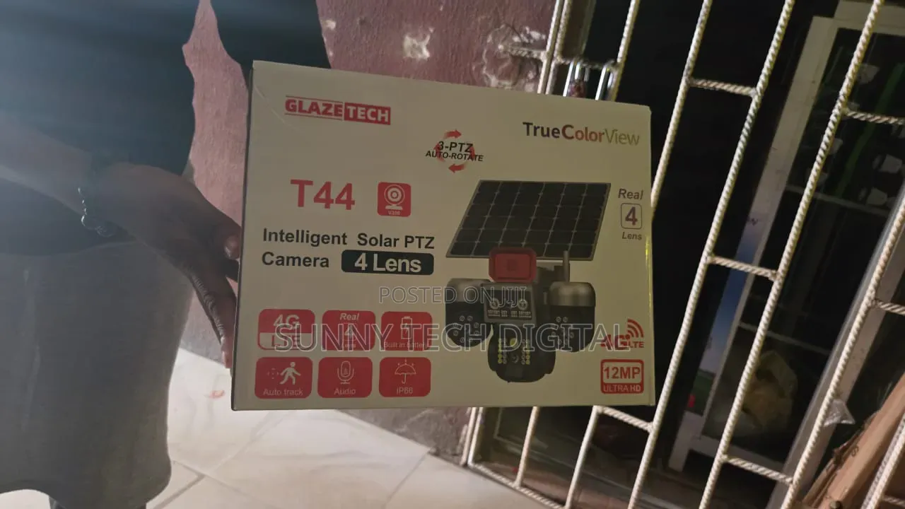 4g V380 4lens PTZ Solar Camera