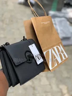 Zara Women's Black Crossbody Shoulder Bag