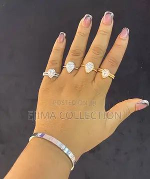 HIGH QUALITY Zirconia Engagement Rings Non Tarnish or Fade