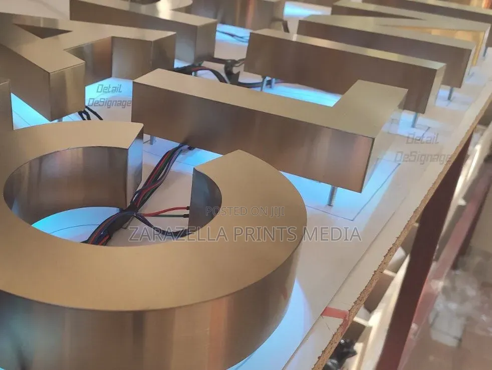 3D Signage Production