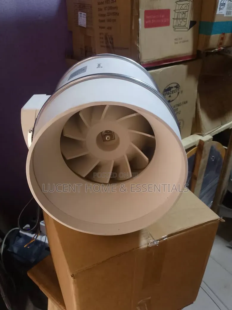 12-Inch Silent Inline Duct Fan / Mixed Flow Extractor Ventilator