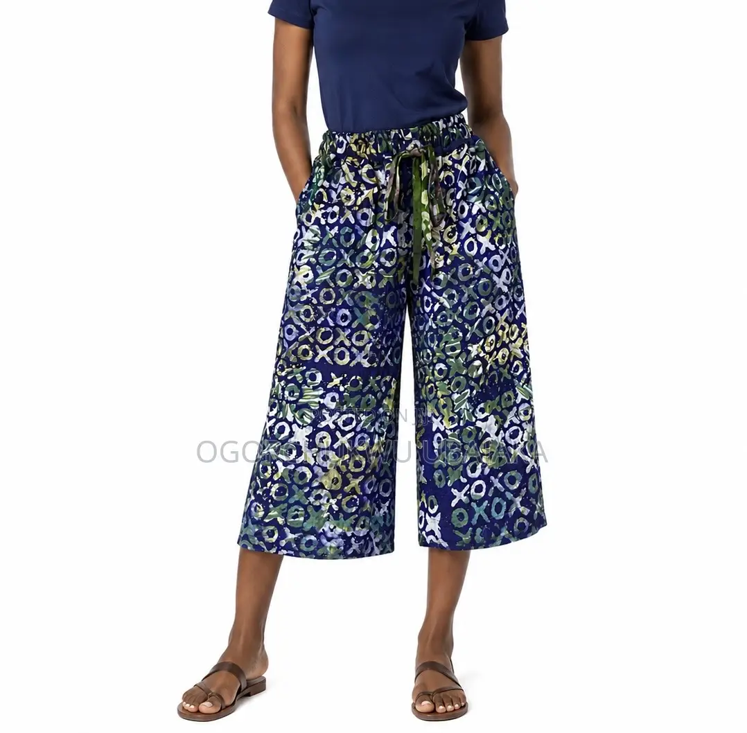 Three Quarter Palazo Pant