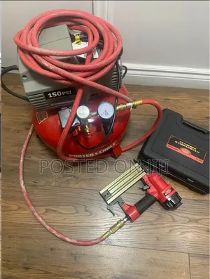 Porter-Cable 150 PSI Air Compressor With King Canada Brad Nailer