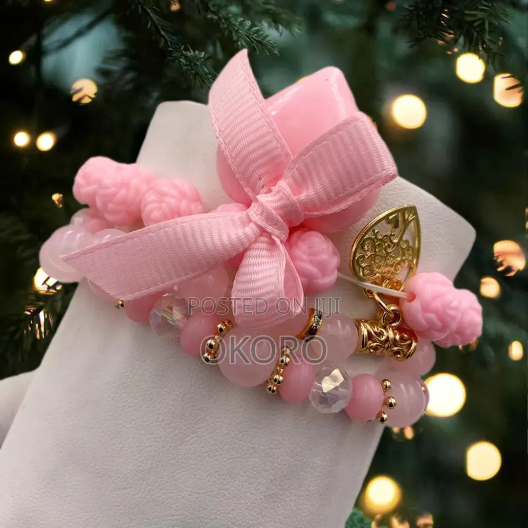 Beaded Charm Bracelet Stack