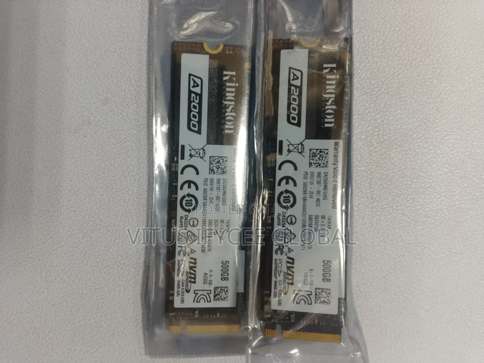 Kingston A2000 M.2 MVMe 500gb