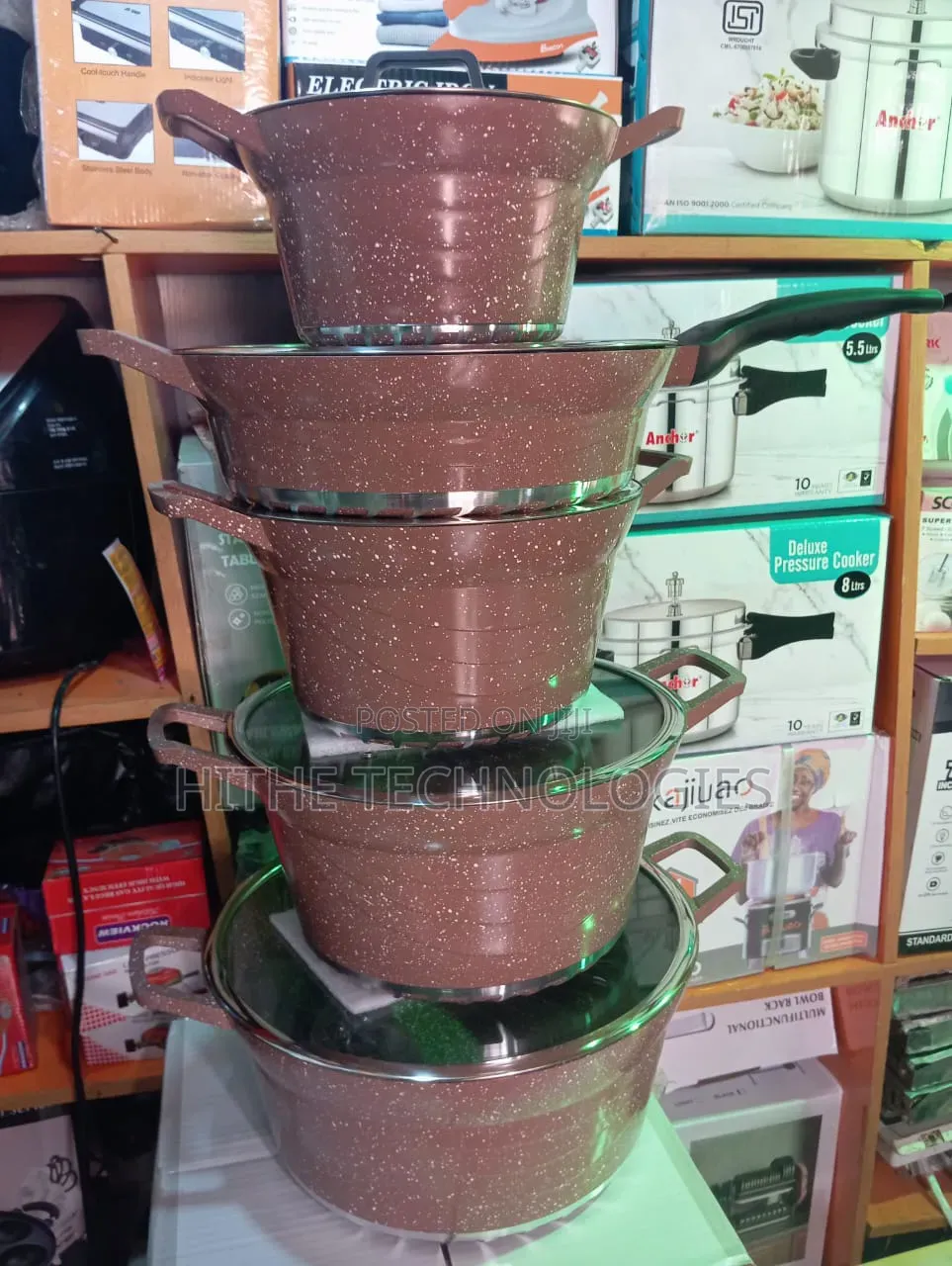 Non Stick Pots With Frying Pan