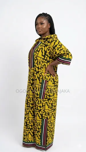 Kaftan Hoodie With Asoke Design