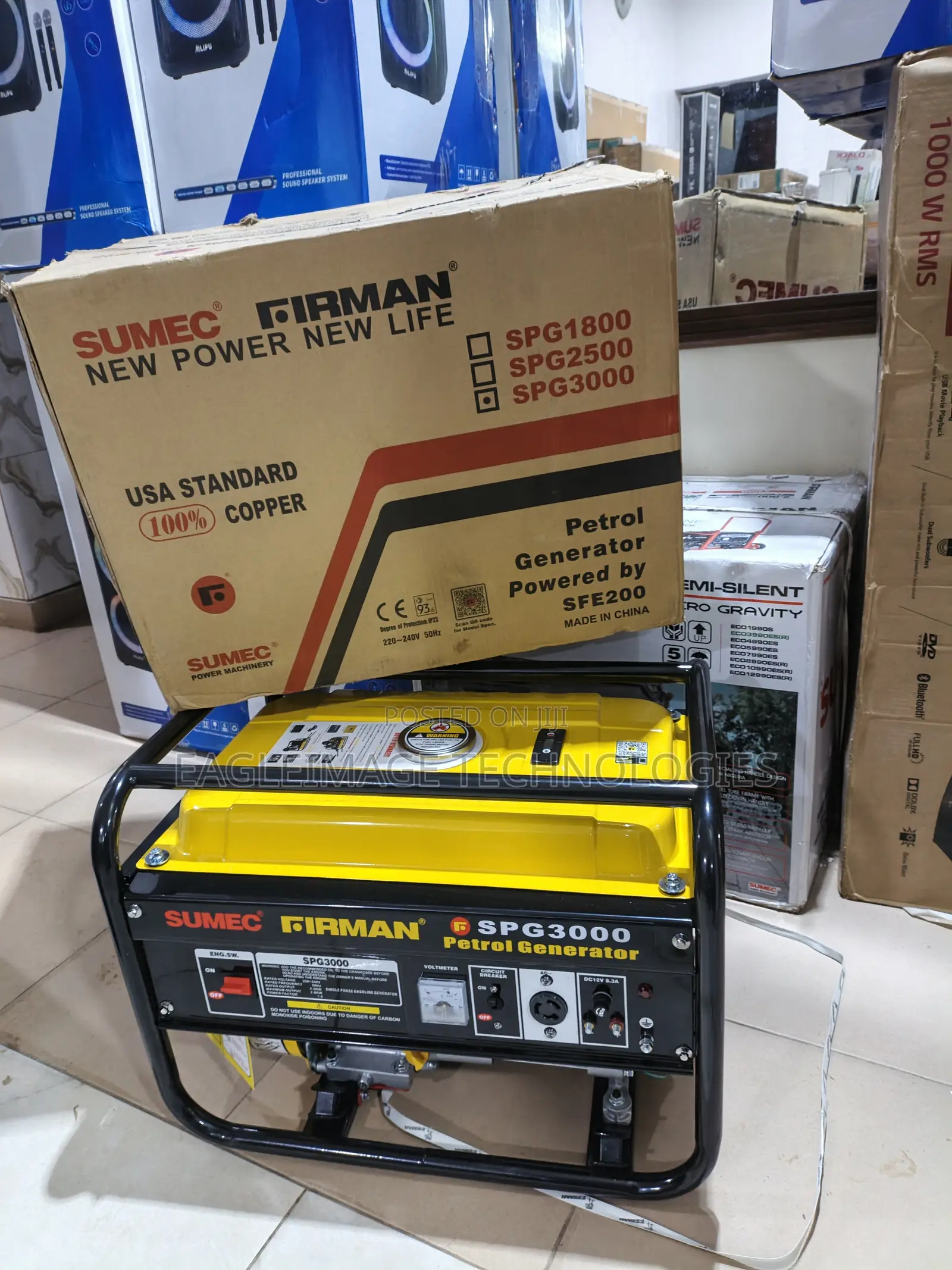 Firman Generator SPG3000 for Reliable Overnight Power