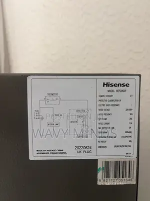 HiSense Double Door 205L