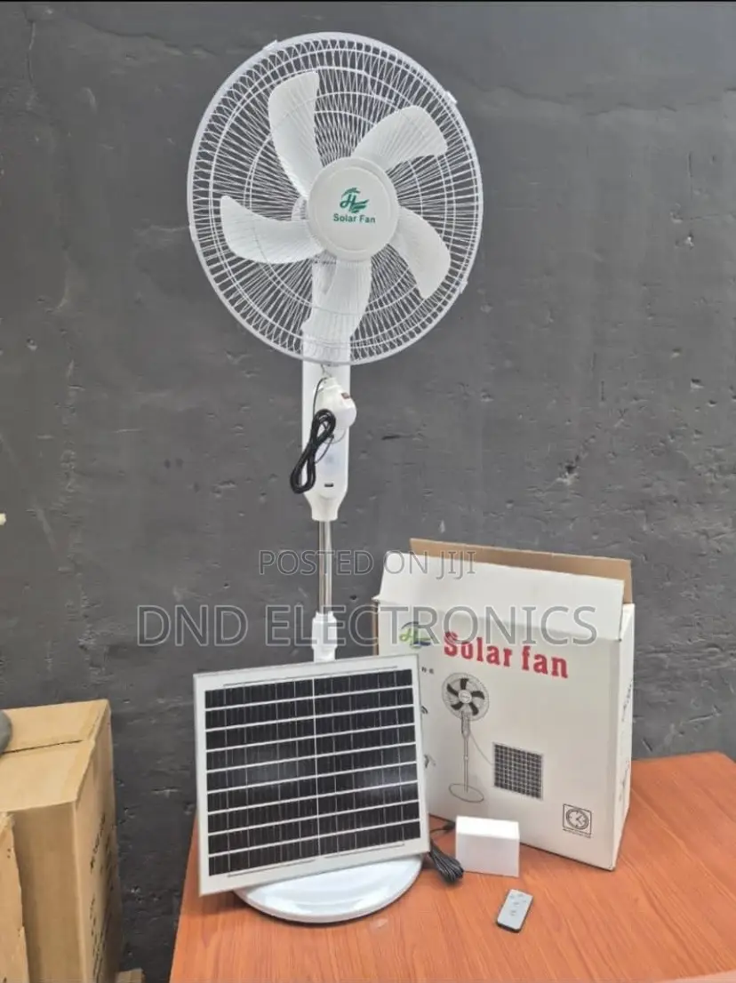 JIUHANG Solar Standing Fan AC/Dc