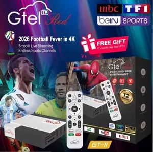 Gtel Red GT11 Android TV Box With 20000+ Free TV Channels (2026) -