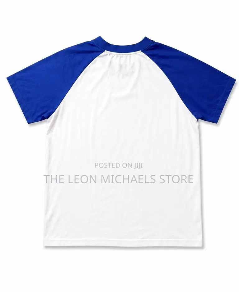 WE11DONE Blue White Raglan T-Shirt – Premium Quality