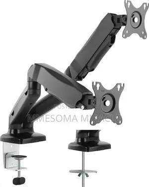 Double Gas Spring Monitor Arm