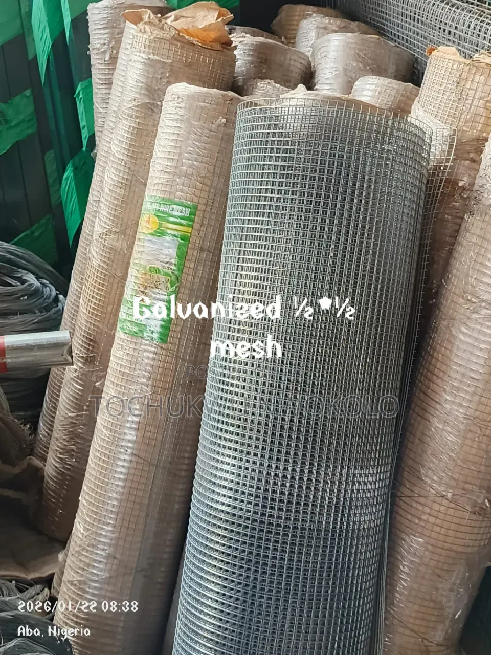 Galvanised Mesh of All Sizes
