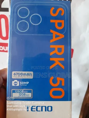 New Tecno Spark 50 128 GB Purple