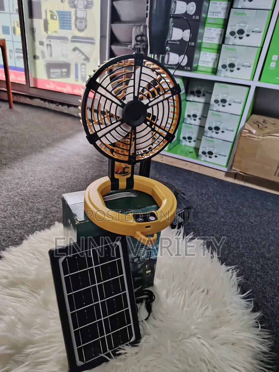 Solar Folding Fan