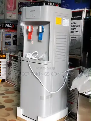 Maxi Bottom Fridge Water Dispenser 2 Faucets (Model 1675s-B)Hot Cold