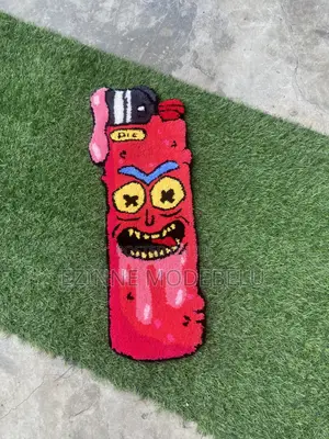 Custom Handmade Tufted Character Lighter Rug