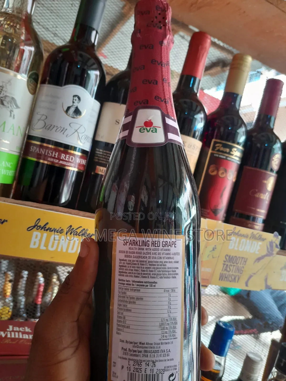 Eva Sparking Red Grape