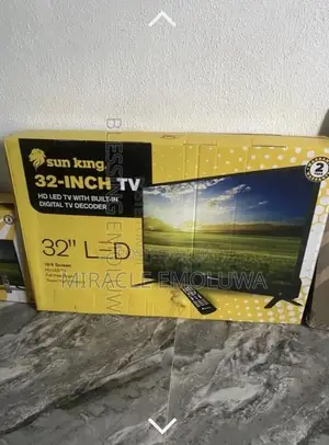 Solar Sun King 32” TV – Complete Solar Entertainment System for Sal