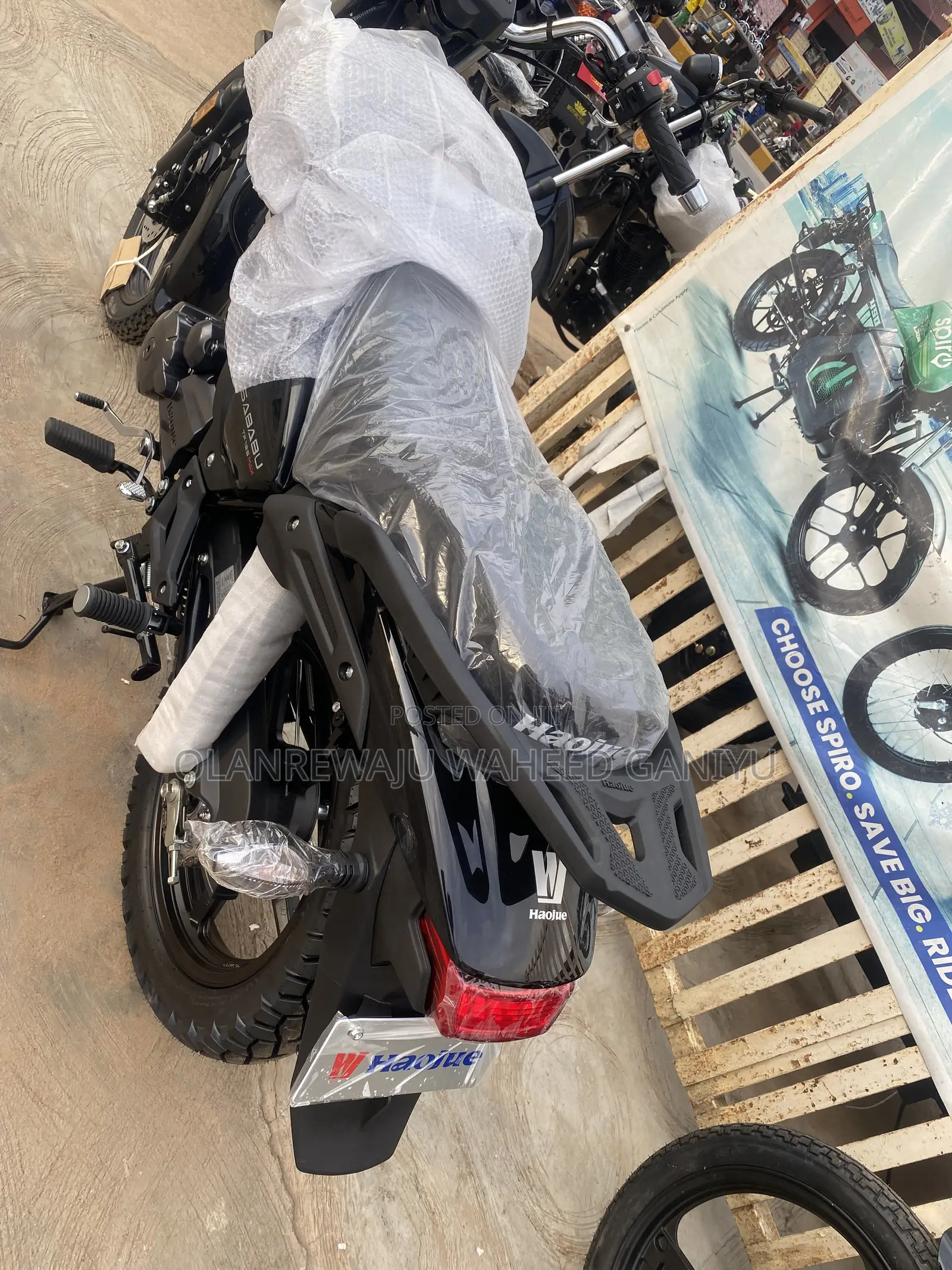 New Haojue DK125S 2025 Black