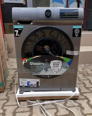 Hisense Front Load 7KG (WFQP7012T) Automatic Washing Machine Available