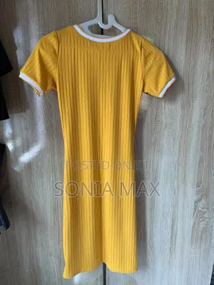 2 Gowns : Yellow Body Con and Floral Mesh Gown