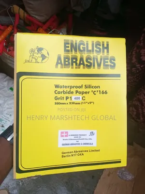 Waterproof Silicon Carbide Paper (Grit P220/Grit P400)