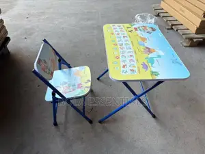 Children Learning Table With Chair