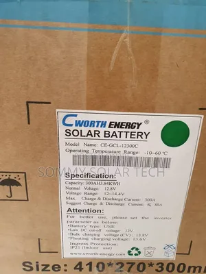 Cworth Energy Lithium Ion Battery 300ah 12v
