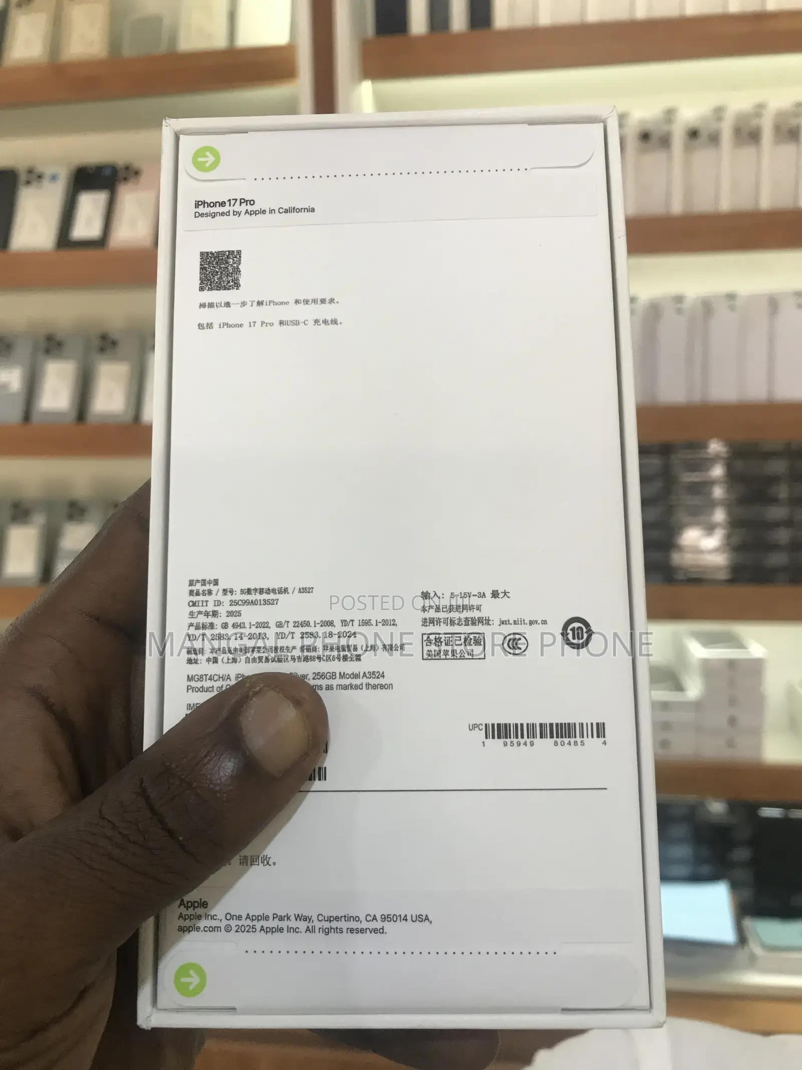 New Apple iPhone 17 Pro 256 GB Silver